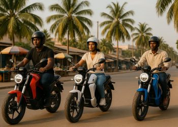 Les motos électriques gagnent du terrain à Cotonou