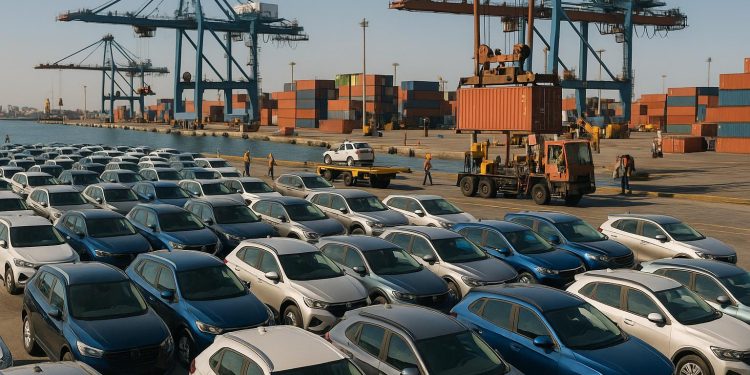 Forte hausse des importations de voitures en provenance d’Europe