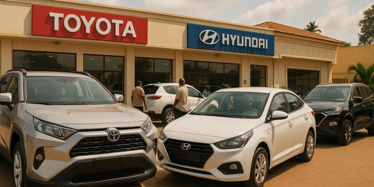 Toyota et Hyundai en tête des ventes au Bénin en 2024