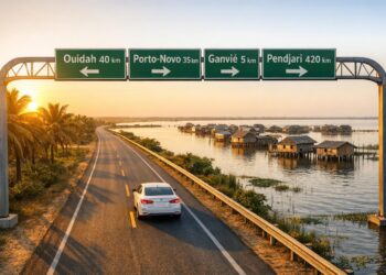 Les plus beaux itinéraires routiers à faire en voiture depuis Cotonou